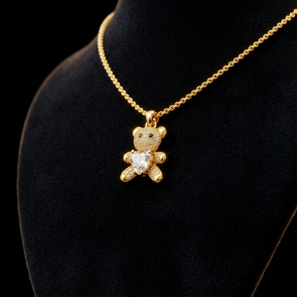 Raksha Bandhan Cute Teddy Necklace