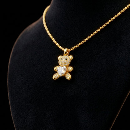Raksha Bandhan Cute Teddy Necklace