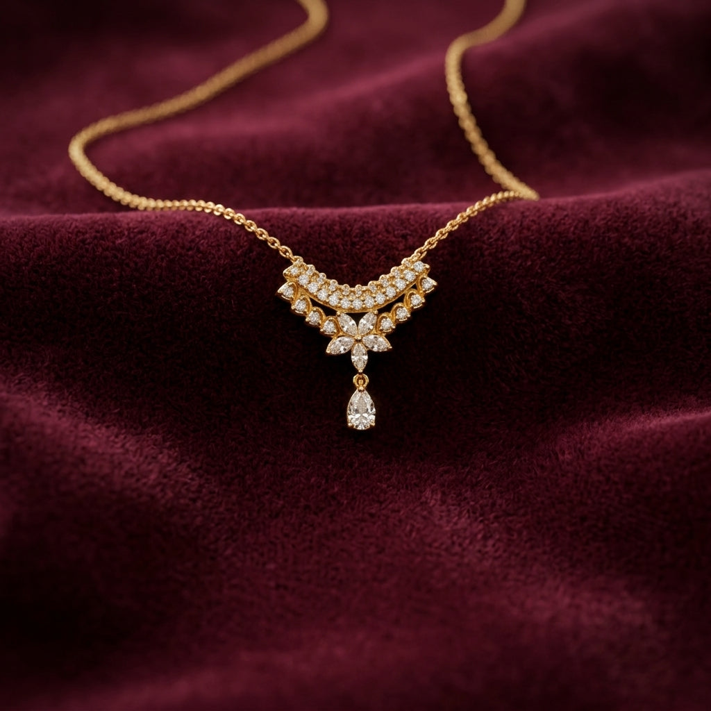 To My Beautiful Wife - Celestia Drop Necklace