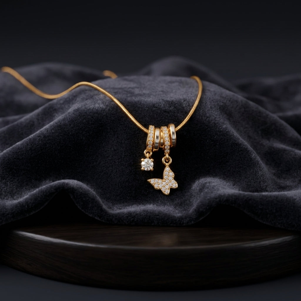 To My Beautiful Sister - Butterfly Necklace