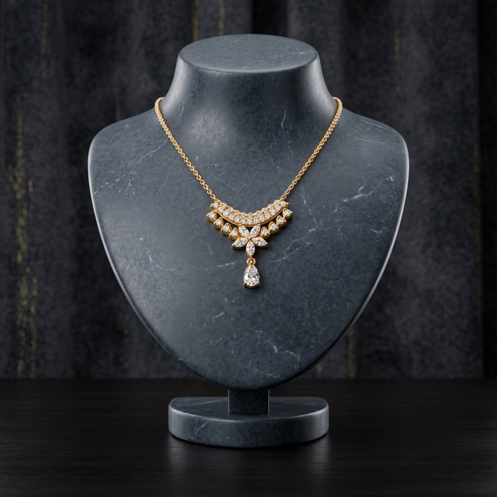 To My Beautiful Wife - Celestia Drop Necklace