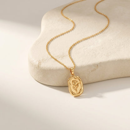 To My Daughter - Rose Necklace