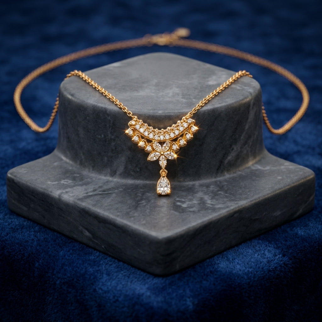To My Beautiful Wife - Celestia Drop Necklace
