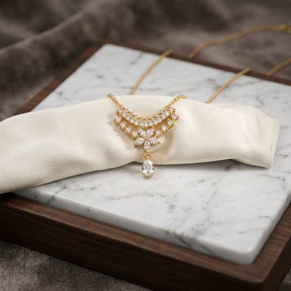 To My Beautiful Wife - Celestia Drop Necklace