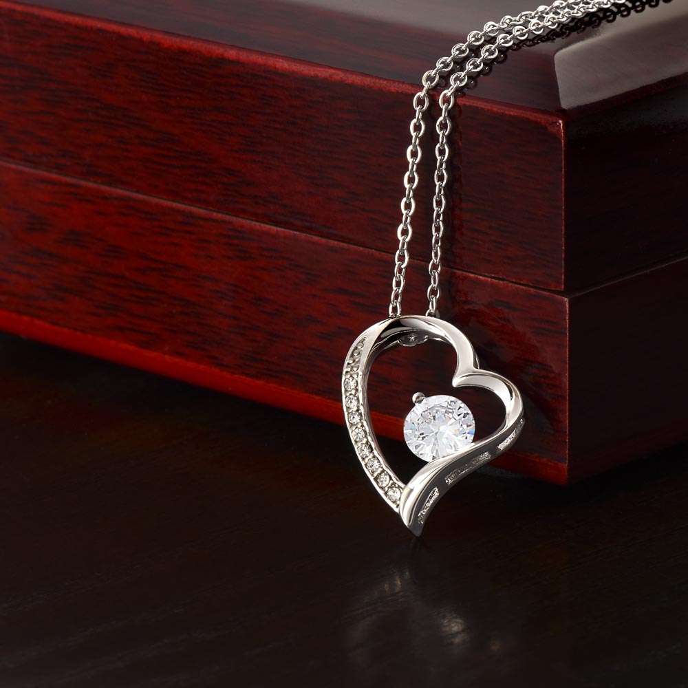 To My Amazing Mom - Heart Necklace Gift - Hindi