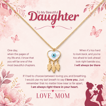 To My Daughter - Evil Eye Necklace
