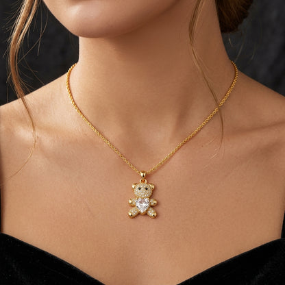 Raksha Bandhan Cute Teddy Necklace