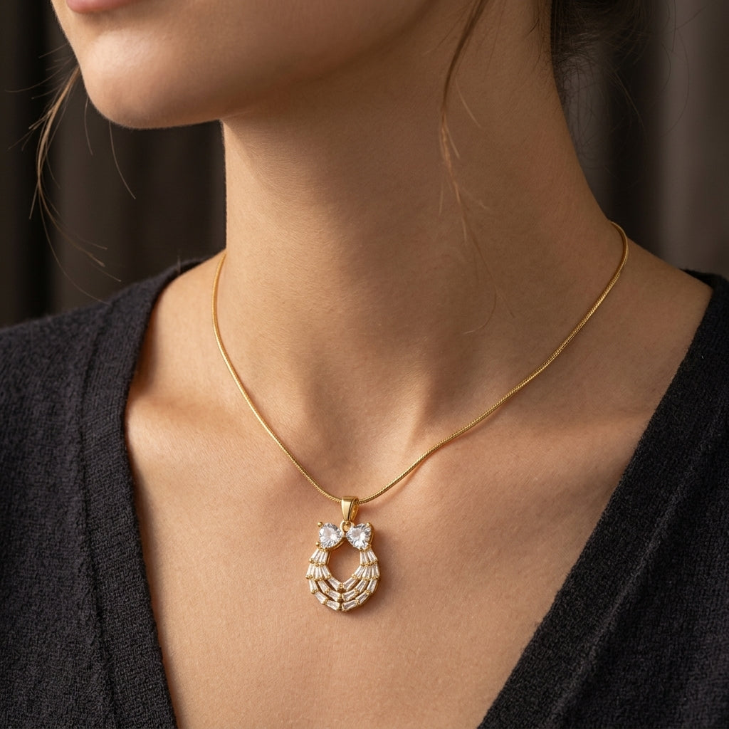 To My Dearest Sister Cute Round Necklace - Raksha Bandhan Gift