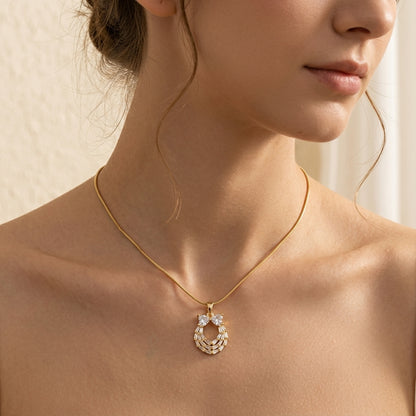 To My Dearest Sister Cute Round Necklace - Raksha Bandhan Gift