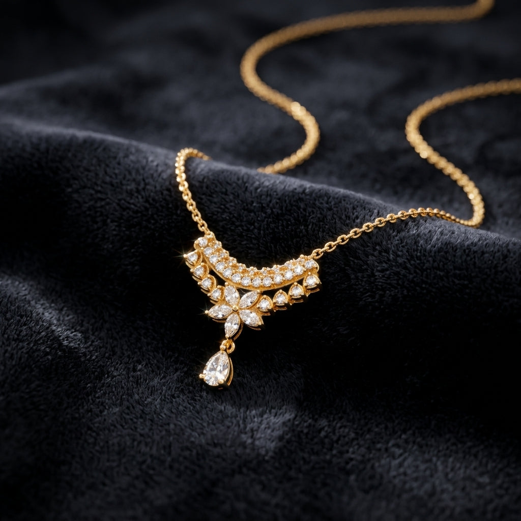 To My Beautiful Wife - Celestia Drop Necklace