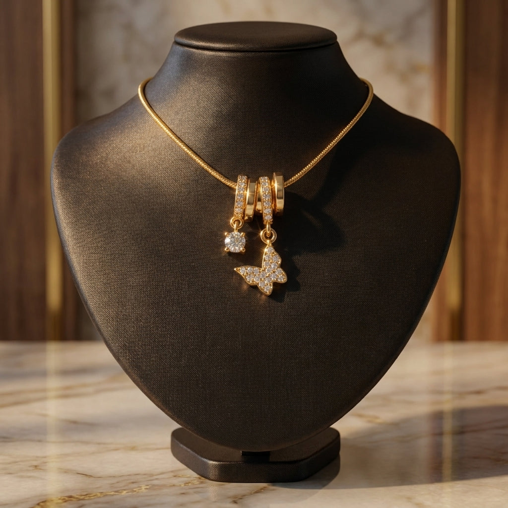 To My Beautiful Sister - Butterfly Necklace