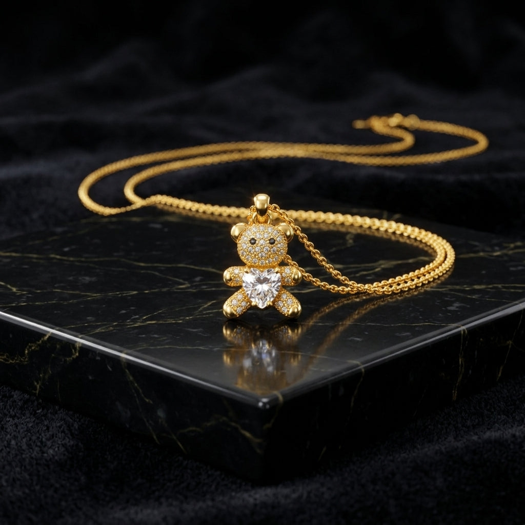 Raksha Bandhan Cute Teddy Necklace