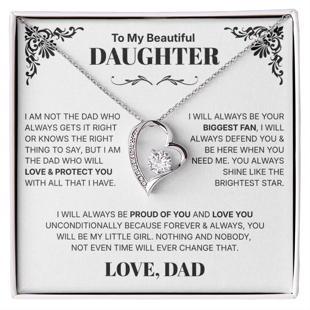 To My Daughter - Necklace For Daughter From Dad.
