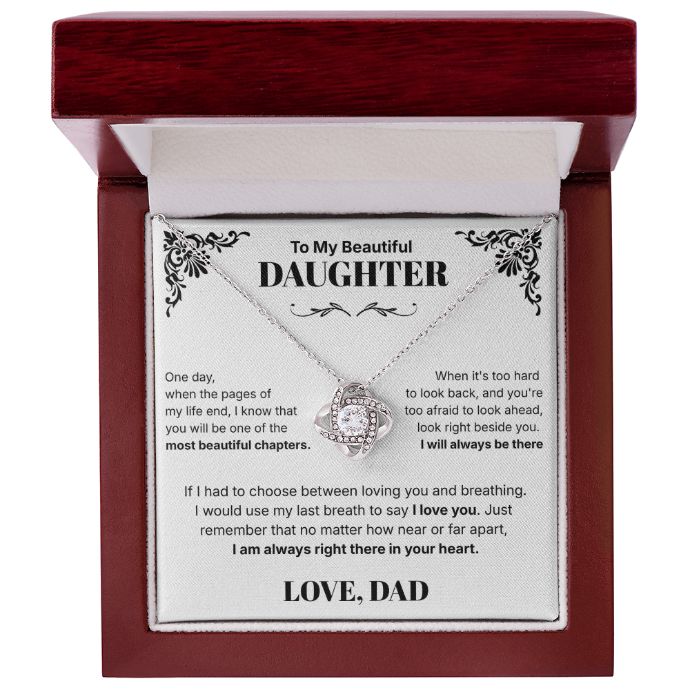 Always in Your Heart  - Necklace For Daughter From Dad
